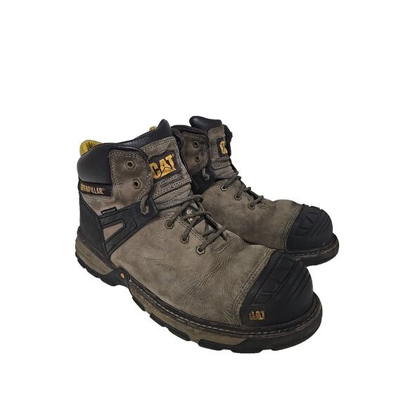 Caterpillar Men's p724582 6" Composite Toe Excavator Waterproof Boot Brown 12W - Picture 1 of 7
